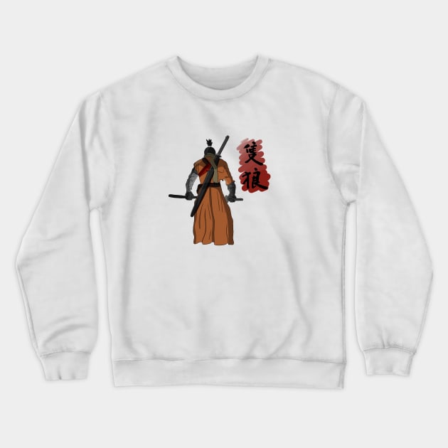 Sekiro with Kanji Crewneck Sweatshirt by Aknazu